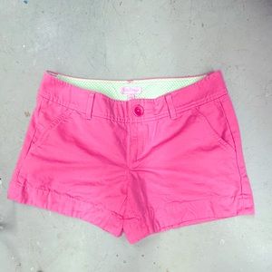 Lilly Pulitzer classic pink shorts 5” size 4